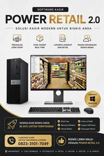 Software Kasir (POS) - Power Retail 2.0