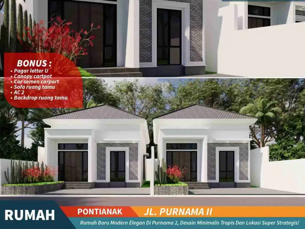 rumah baru on progres di purnama 2 pontianak