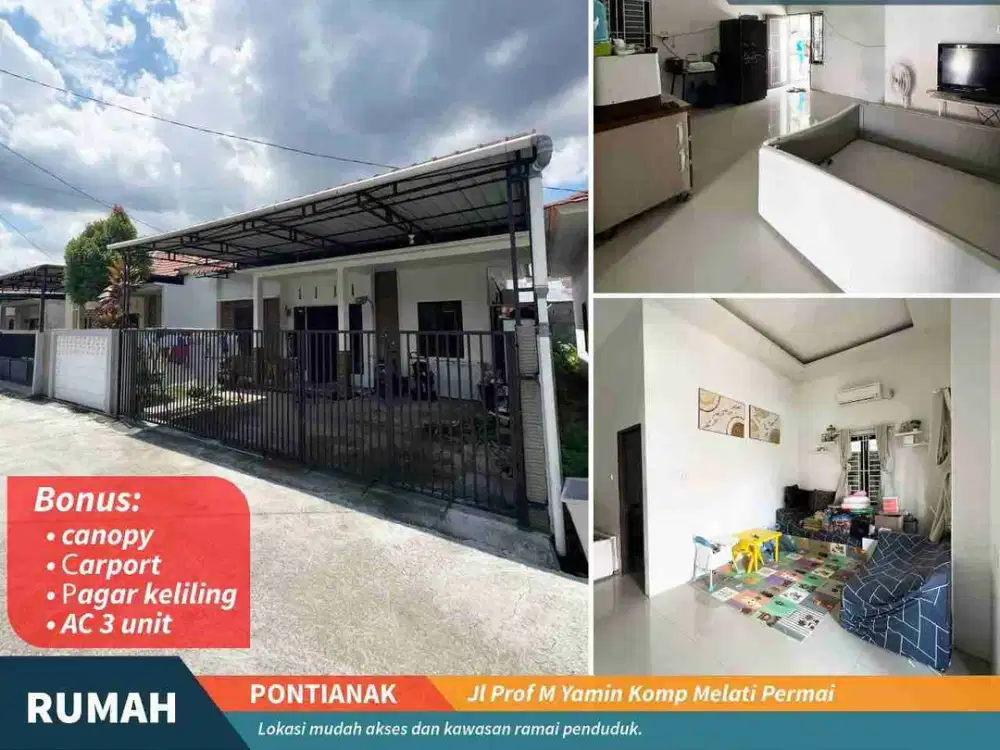 dijual rumah secondary murah pontianak