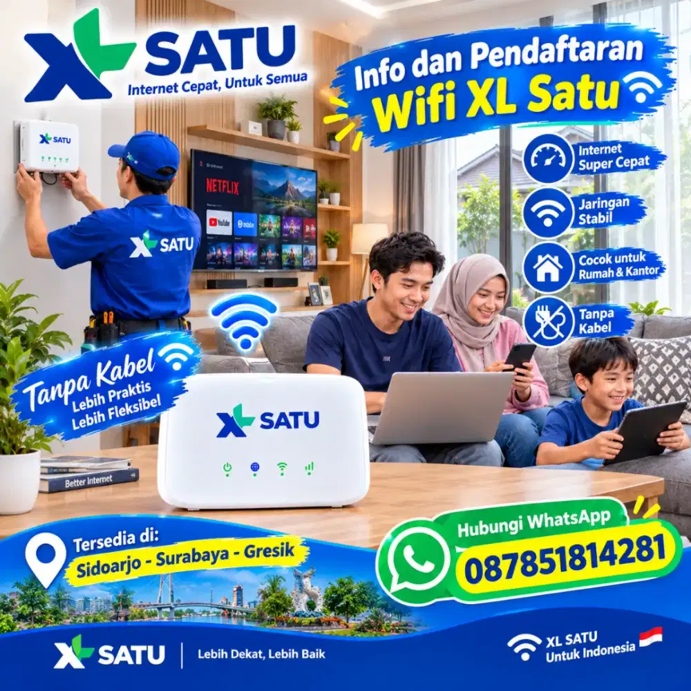 Promo pasang baru Wifi XL SATU