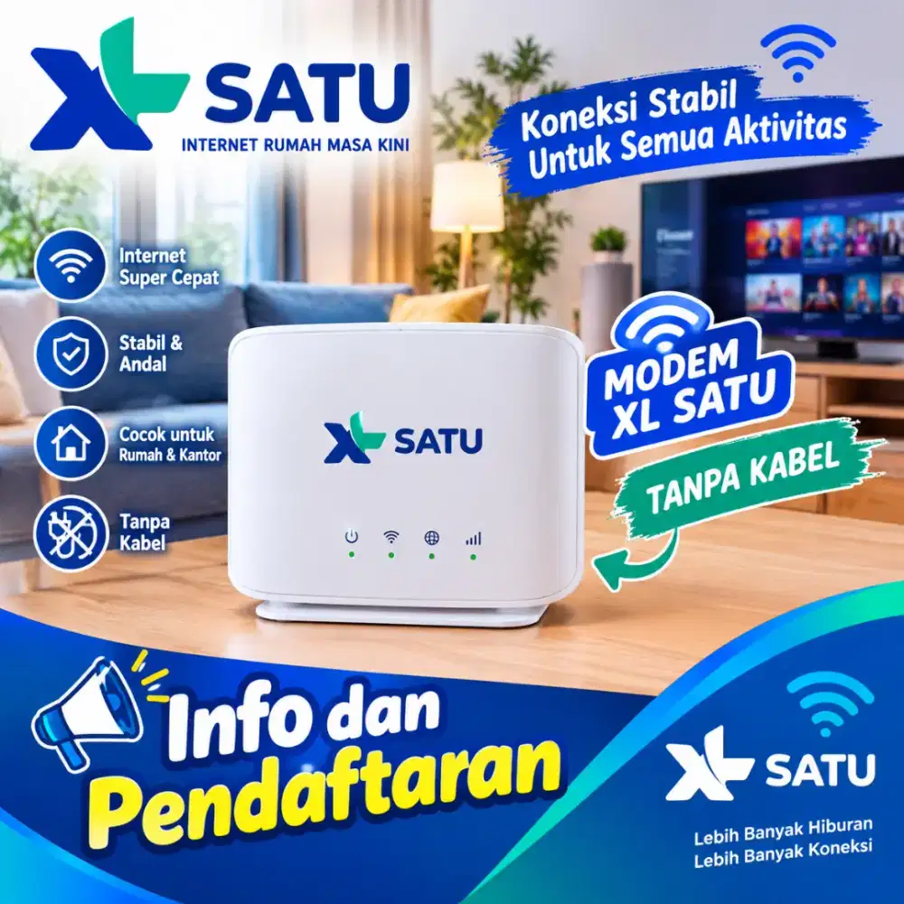 Melayani pasang baru Wifi XL SATU