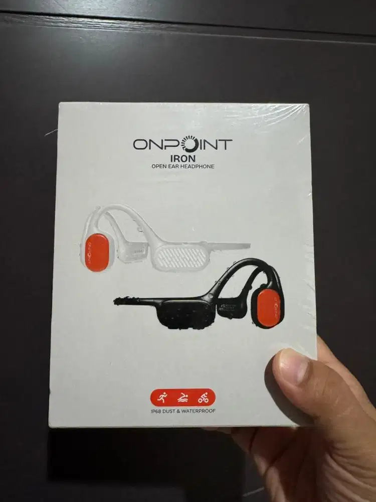 DIJUAL!! ONPOINT IRON OpenEar Bone Conduction Headphone - Warna Hitam