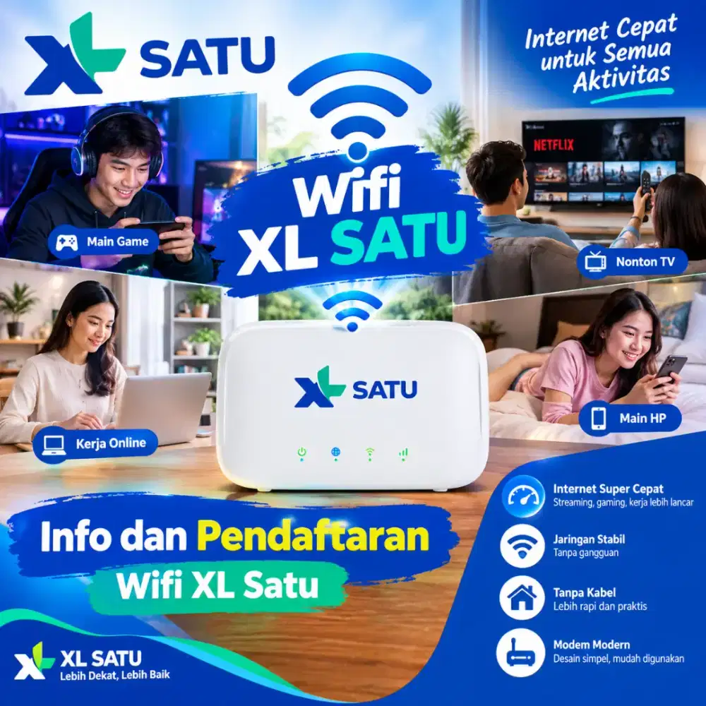 Promo pasang baru Wifi XL SATU