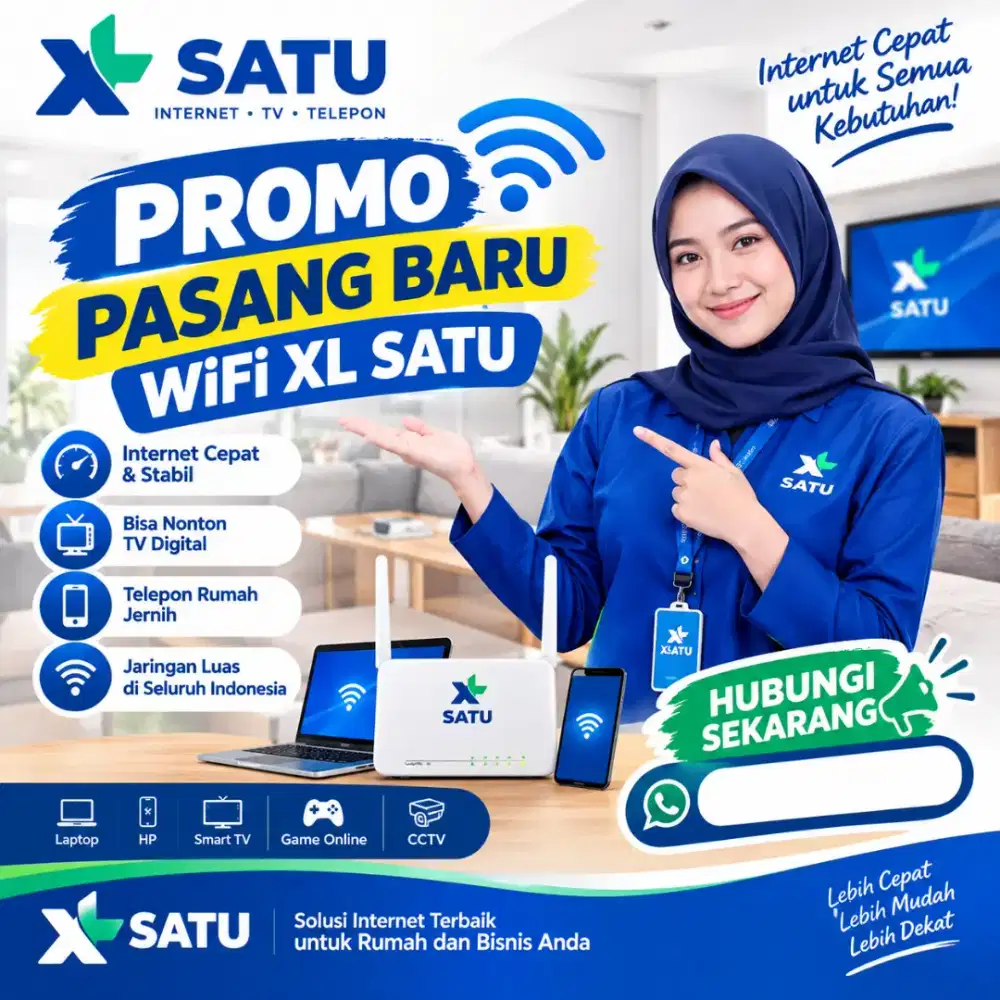 Promo pasang baru Wifi XL SATU