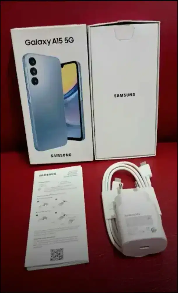 Seken like NEW Samsung A15 5G 8/256 Blue Resmi