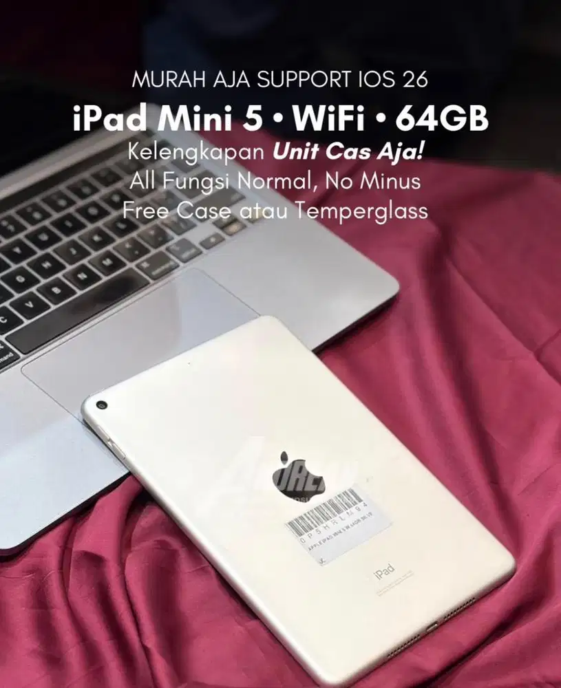 Second Ipad Mini 5 64 gb wifi unit dan charger