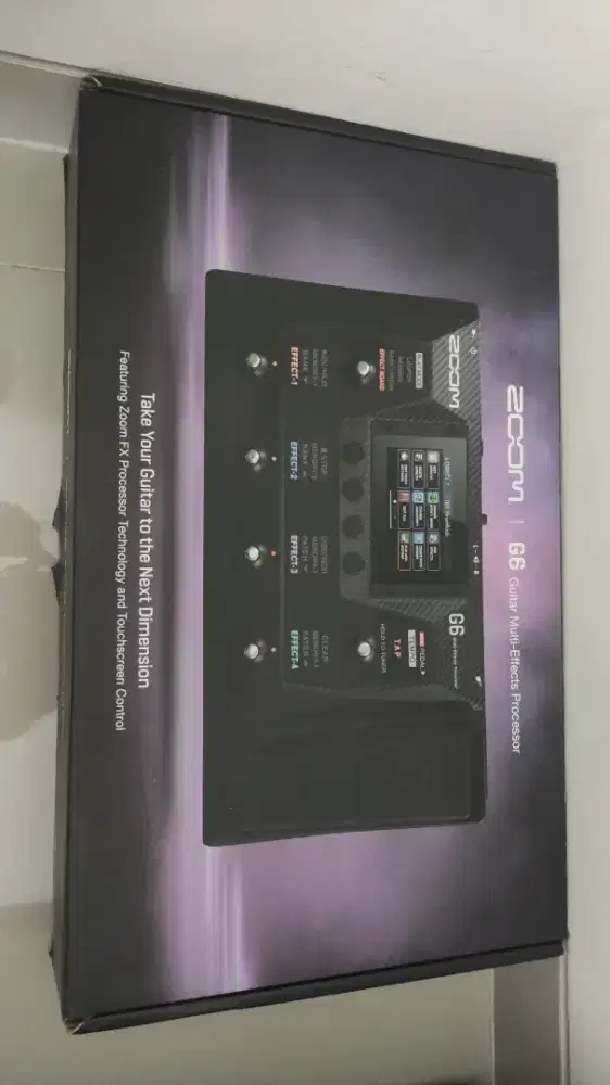 Efek Gitar Zoom G6 kondisi like new