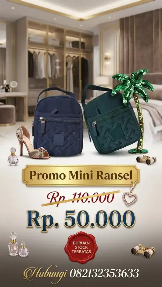 Diskon tas wanita