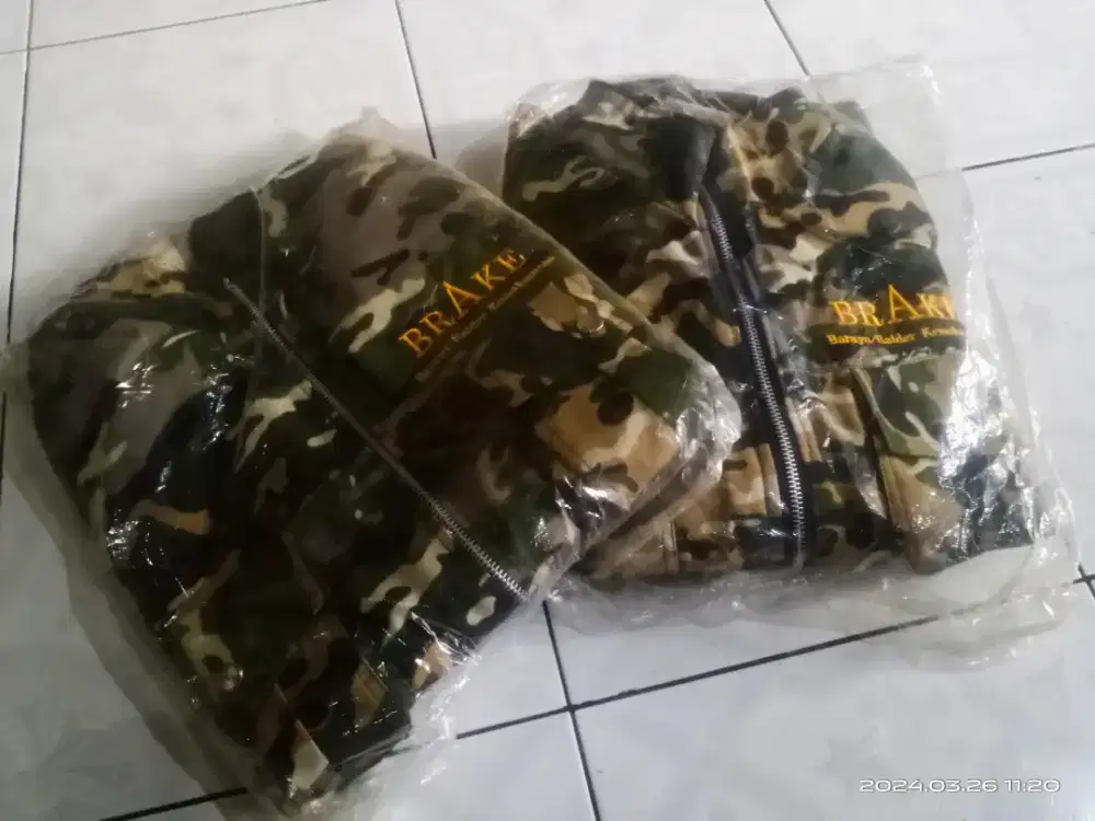 2 Buah Rompi Motoris Model Army