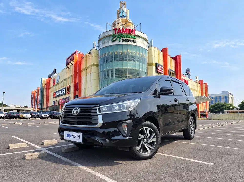TDP RENDAH - Toyota Kijang Innova 2.4 V Solar-AT 2021 Hitam CFKAB