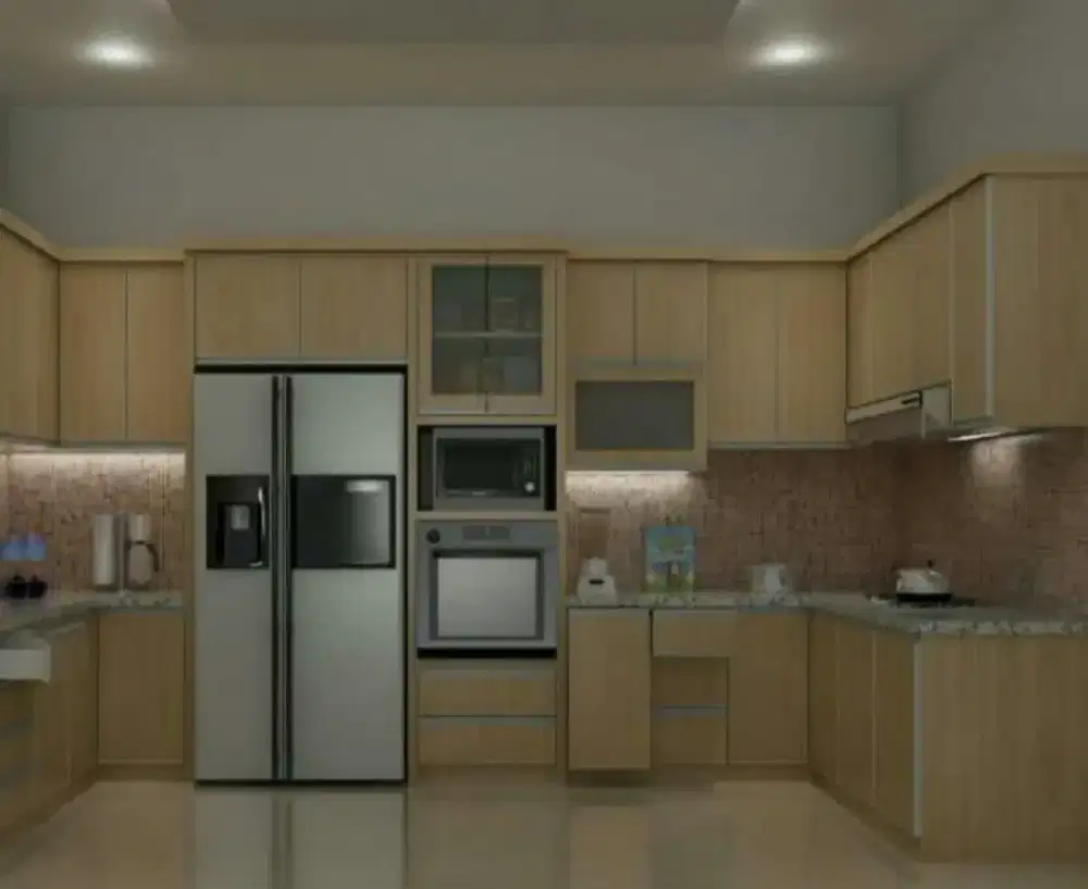 Interior Furniture Kitchen Set Hpl
