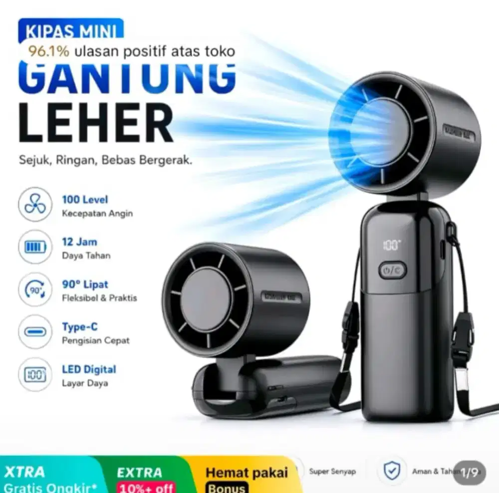 Kipas angin portable mini