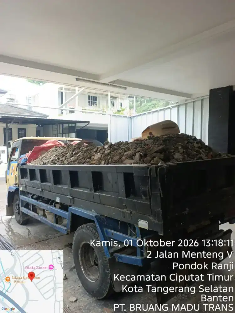 Jasa buang puing dan angkut sampah