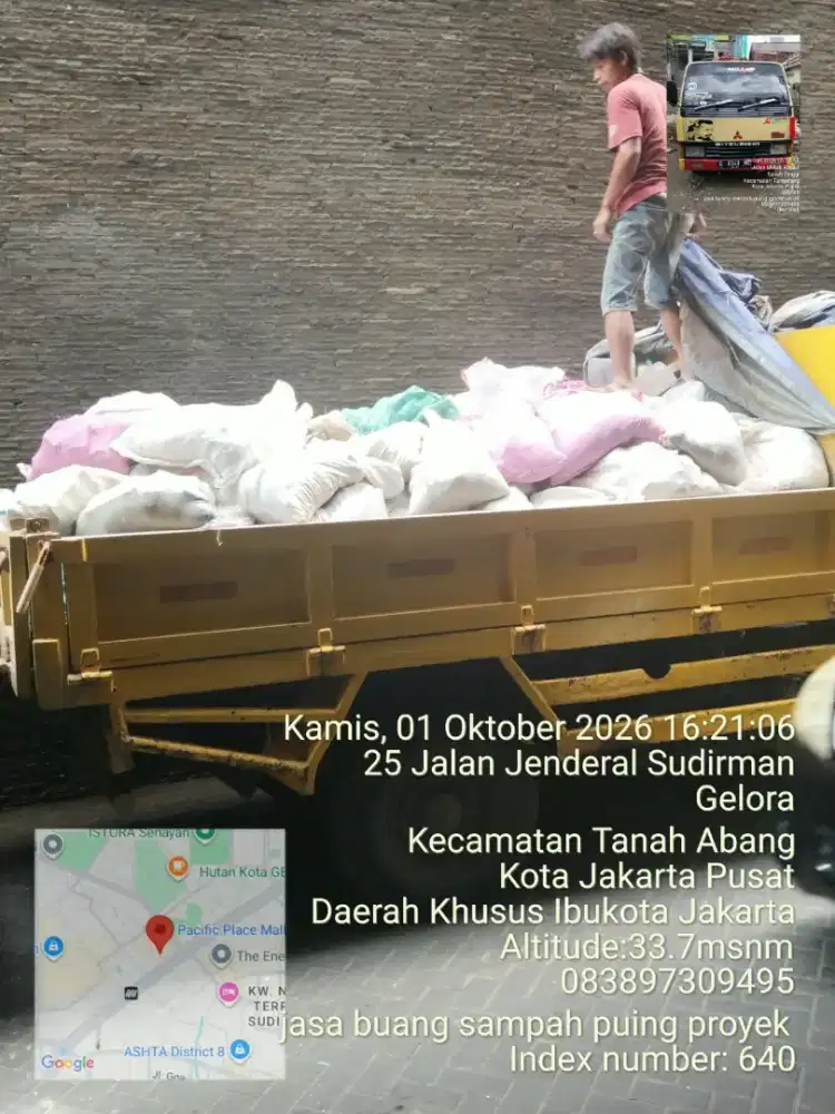 Jasa buang puing sampah