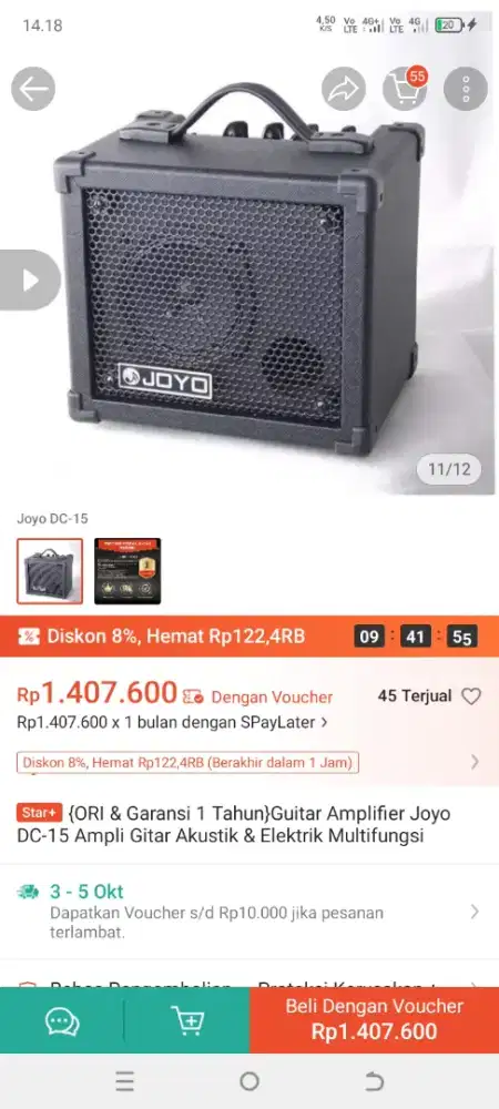 Ampli Gitar Joyo DC-15