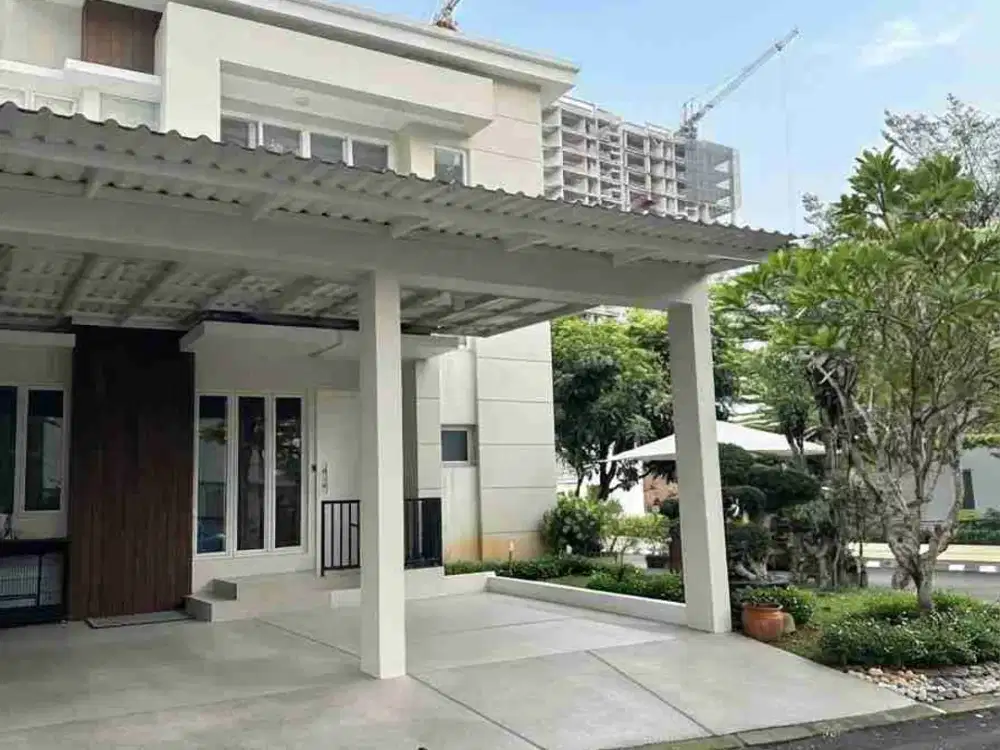 Rumah cozy 2 lantai posisi hook siap huni dalam kompleks elit di lebak bulus dekat MRT