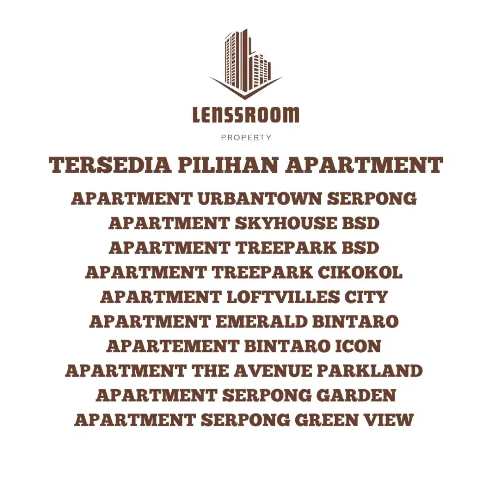 Menyewakan apartemen bisa harian bulanan