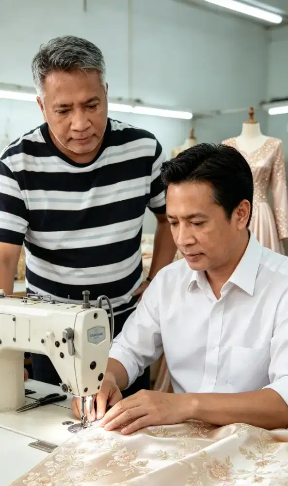 Dibutuhkan penjahit halus berpengalaman