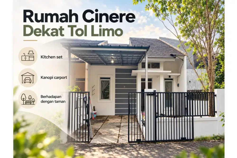 Sewa Rumah Cinere dekat pintu TOL
