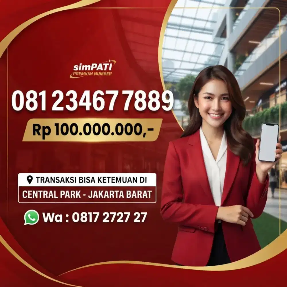 NOMOR CANTIK SIMPATI 34677889