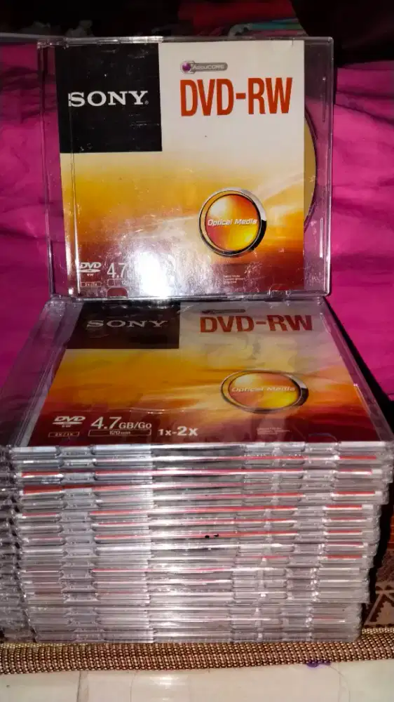DIJUAL CD DVD-RW KOSONG MERK SONY ORIGINAL
