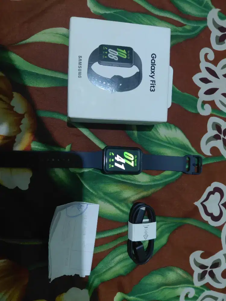 Samsung fit 3 black lengkap garansi panjang bonus case