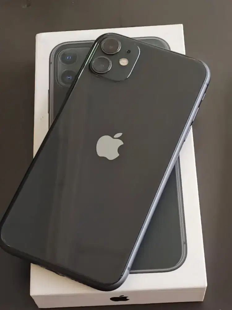 iPhone 11 64GB PA/A Resmi Indo - Black - Fullset Box