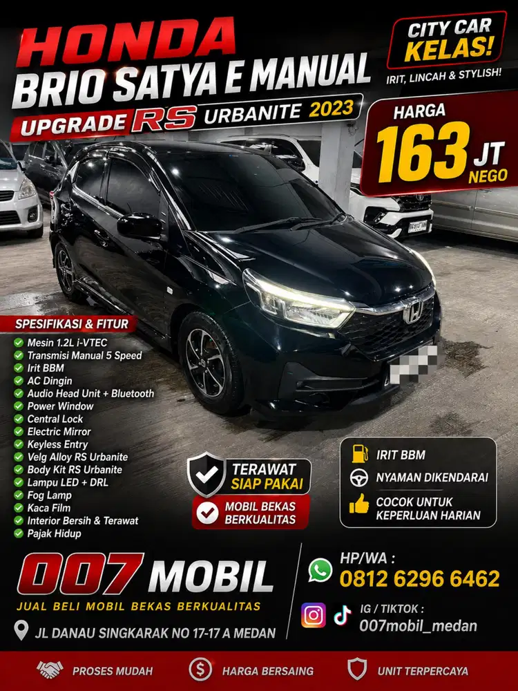 Honda Brio E Manual 2023 , 2024 , 2022 , Agya 2023 , Ayla