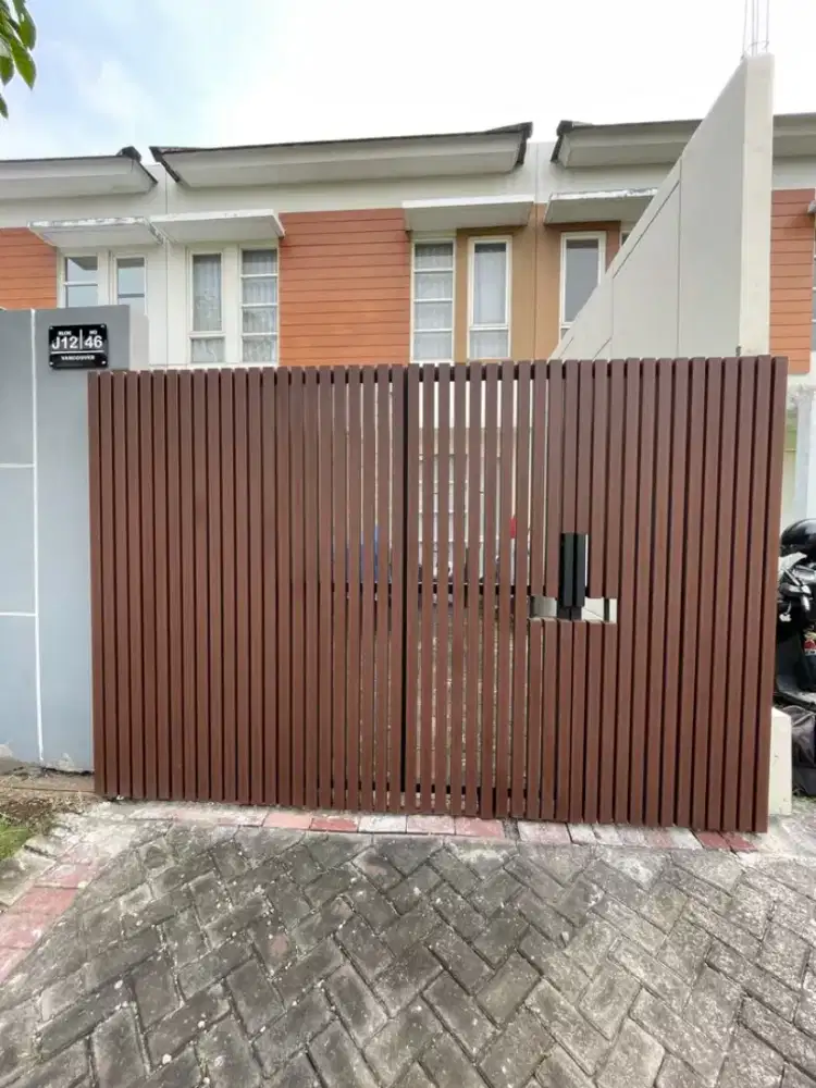 Pagar rumah wpc duma