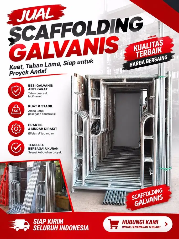 SCAFFOLDING GALVANIS MURAH BARU