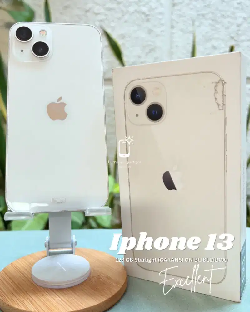 Iphone 13 128 GB Starlight (GARANSI ON BLIBLI/IBOX)