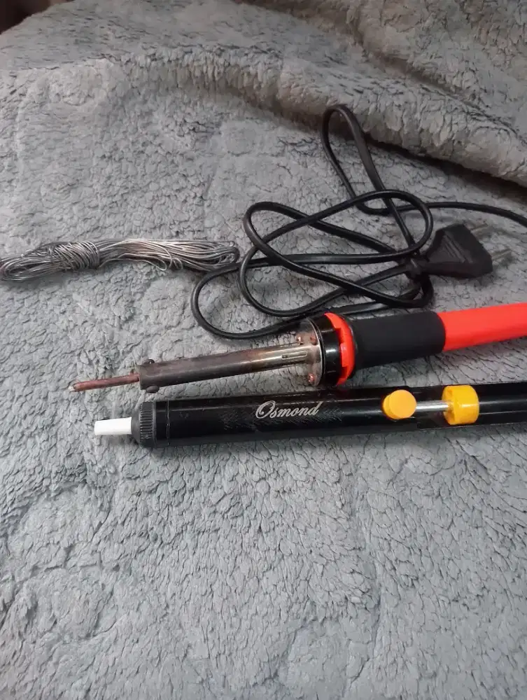Osmond Solder 40 Watt ujung pakai tembaga,timah cepat leleh,suction