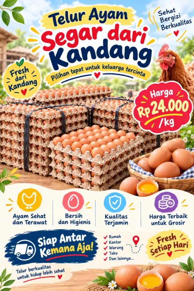 Telur, per Ikat Lebih Murah