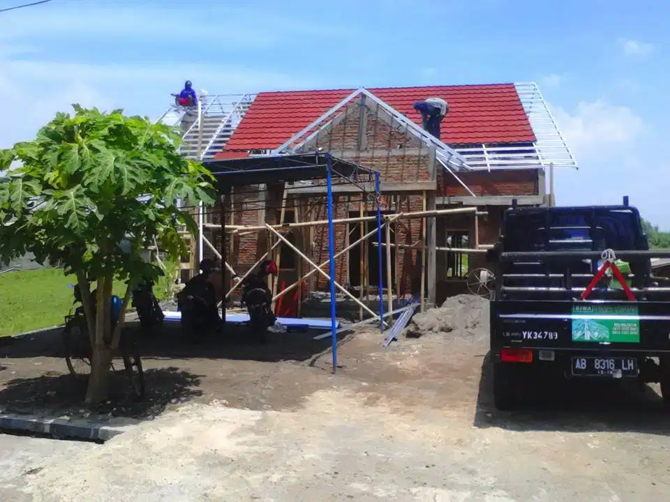 Renovasi Bangunan Lama Atap Lapuk Dgn Baja Ringan TASO Pasti Awet KUAT