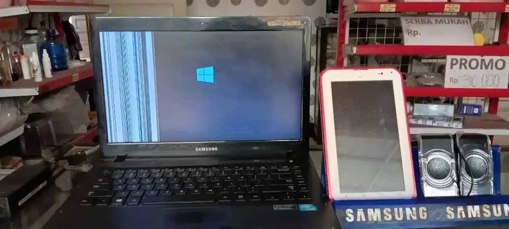 Dijual Laptop+hp+speaker kdtapakai