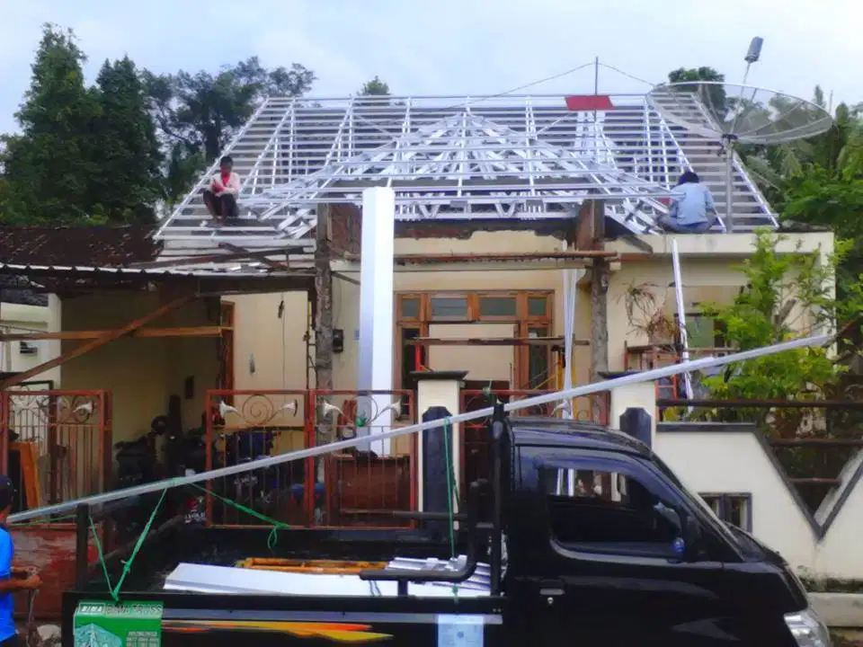 Rangka Baja Ringan TASO Utk Renovasi Atap Berkualitas Ada GARANSI 10TH