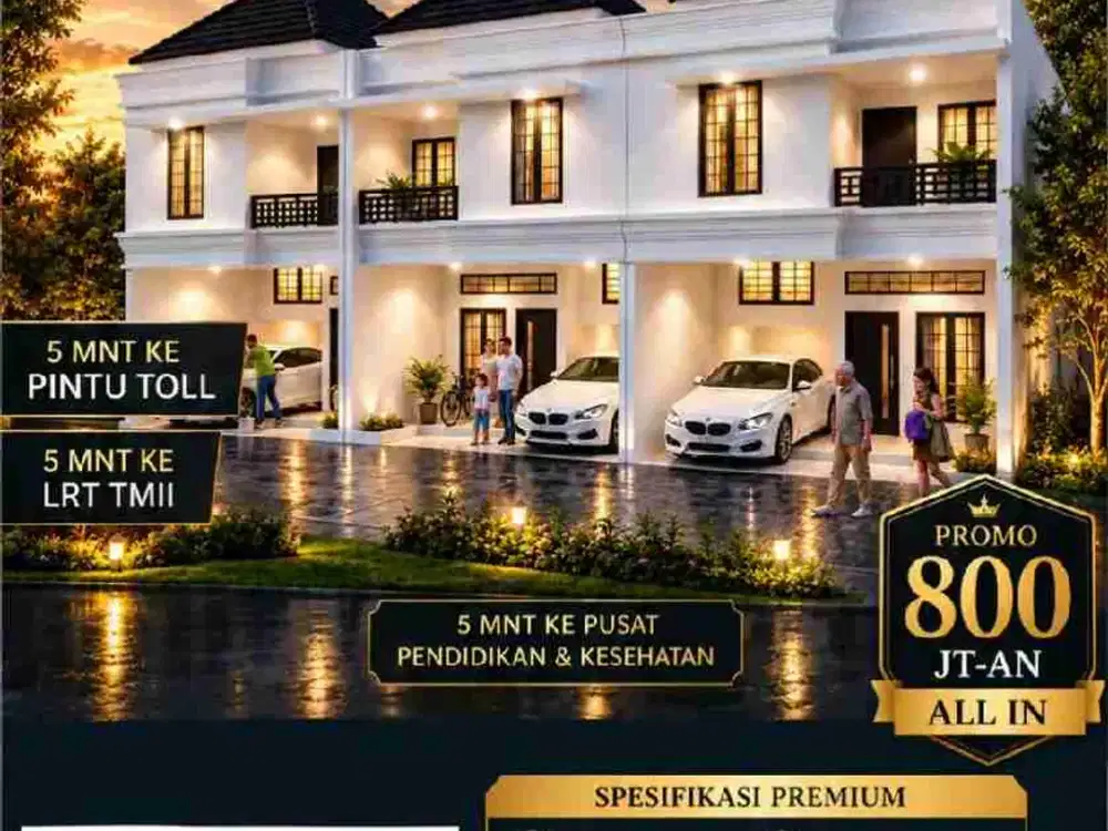 RUMAH 2 .5 LANTAI BAMBU APUS
