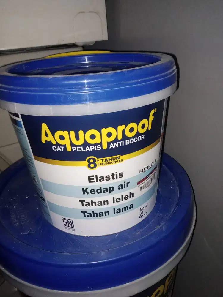 Jual cat aquaproof 4kg putih