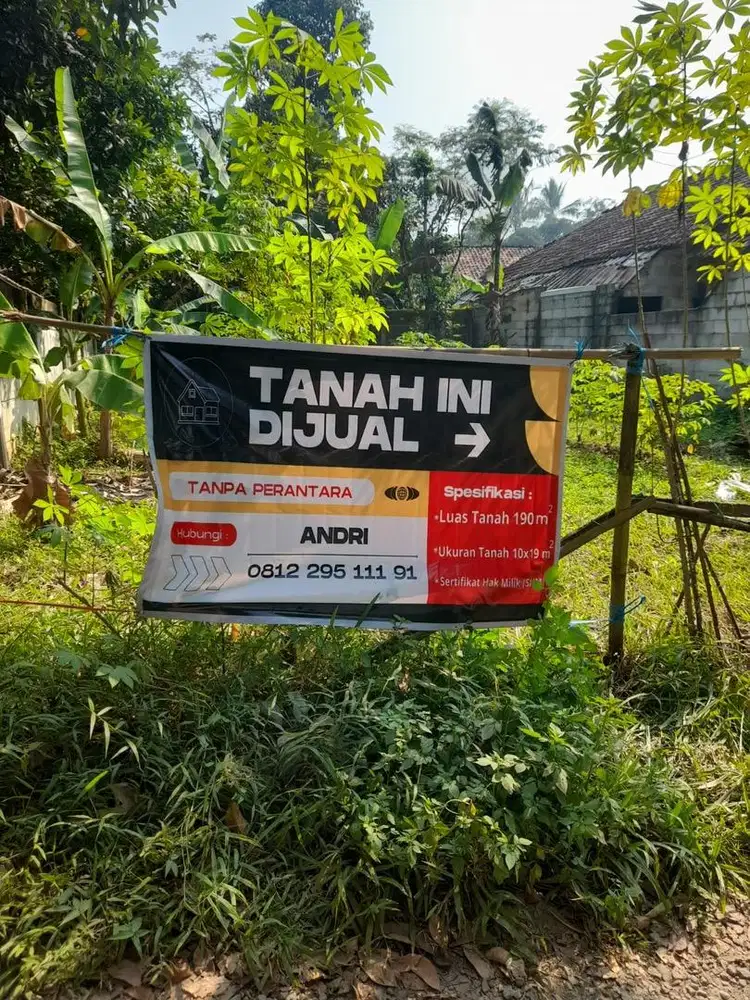 Dijual tanah tanpa perantara