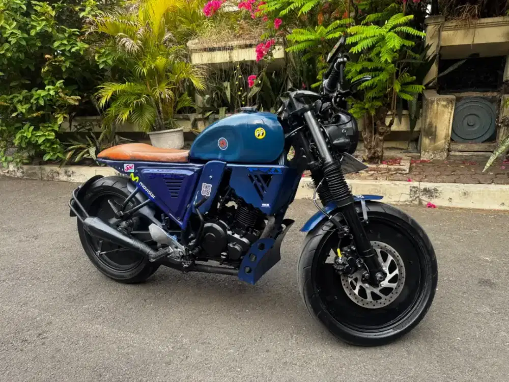 Yamaha Byson Bratcafe Biru Deus x Rossi