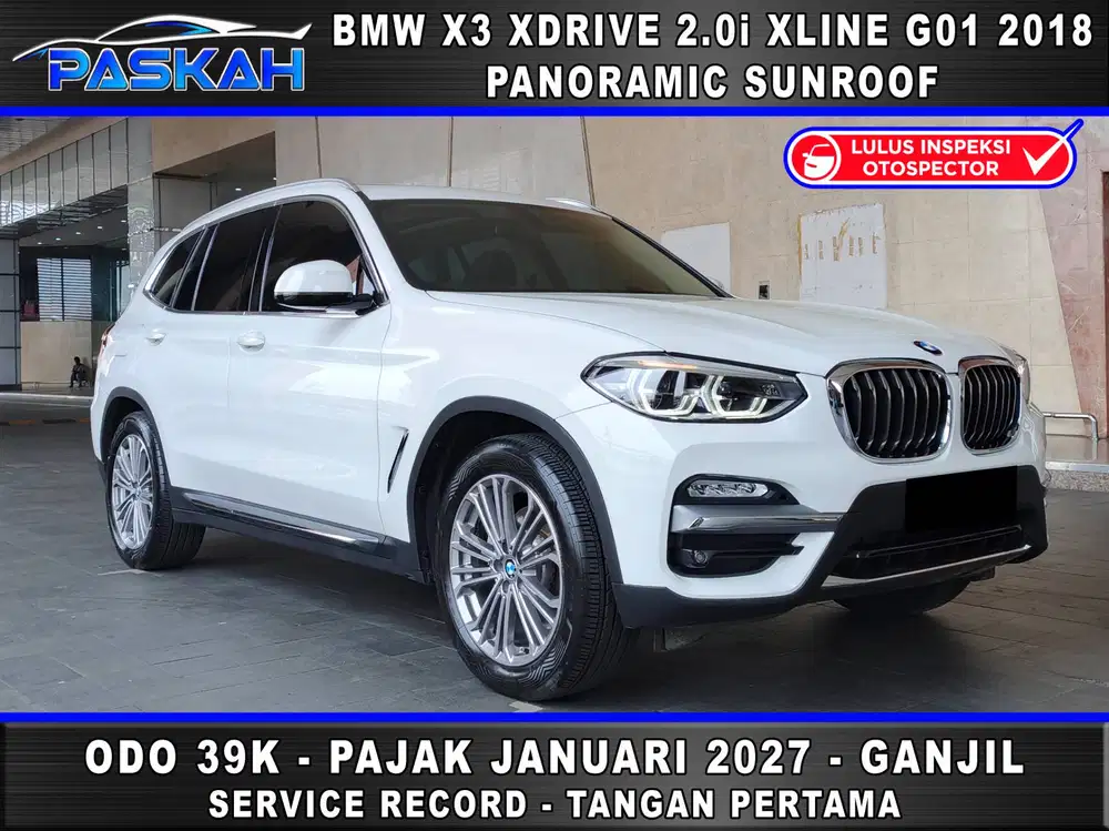 SUNROOF PAJAK 1 TAHUN Bunga 5% BMW X3 XDRIVE XLINE 2018 BMW X 3 2018