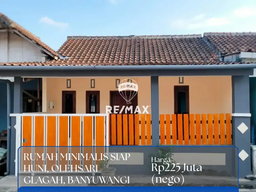 DIJUAL RUMAH MINIMALIS SIAP HUNI - OLEHSARI GLAGAH BANYUWANGI