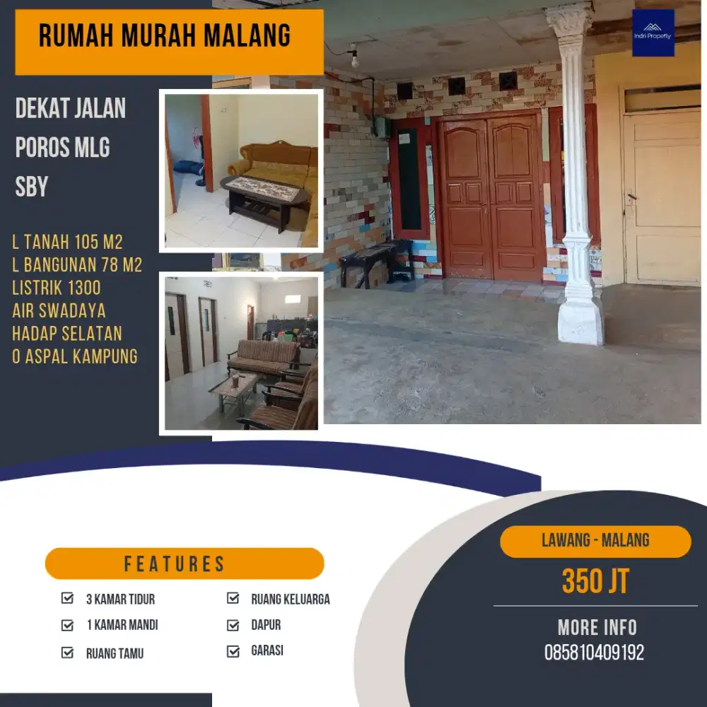 RUMAH MURAH LAWANG MALANG