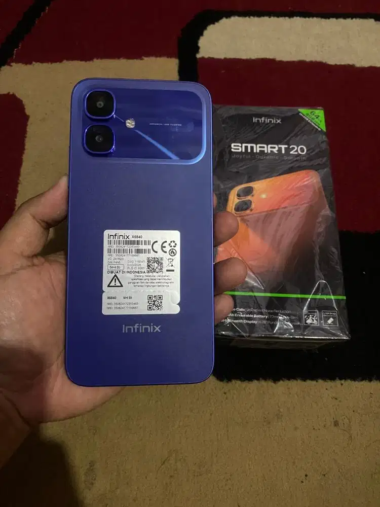 BISMILLAH INFINIX SMART 20 RAM 4/64 FULSET MULUS