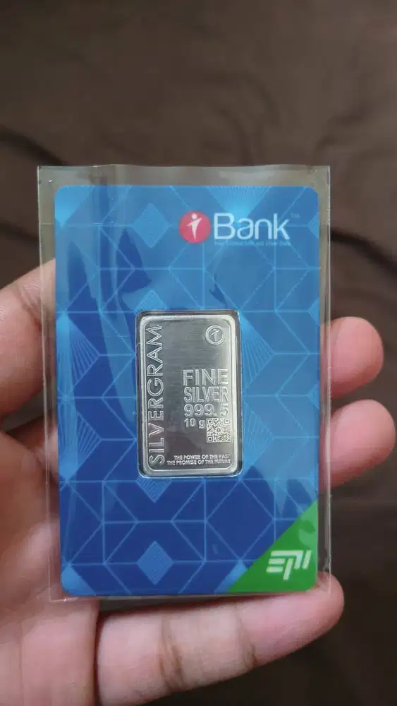Logam Mulia Silver Perak 10gr Sertifikasi Resmi