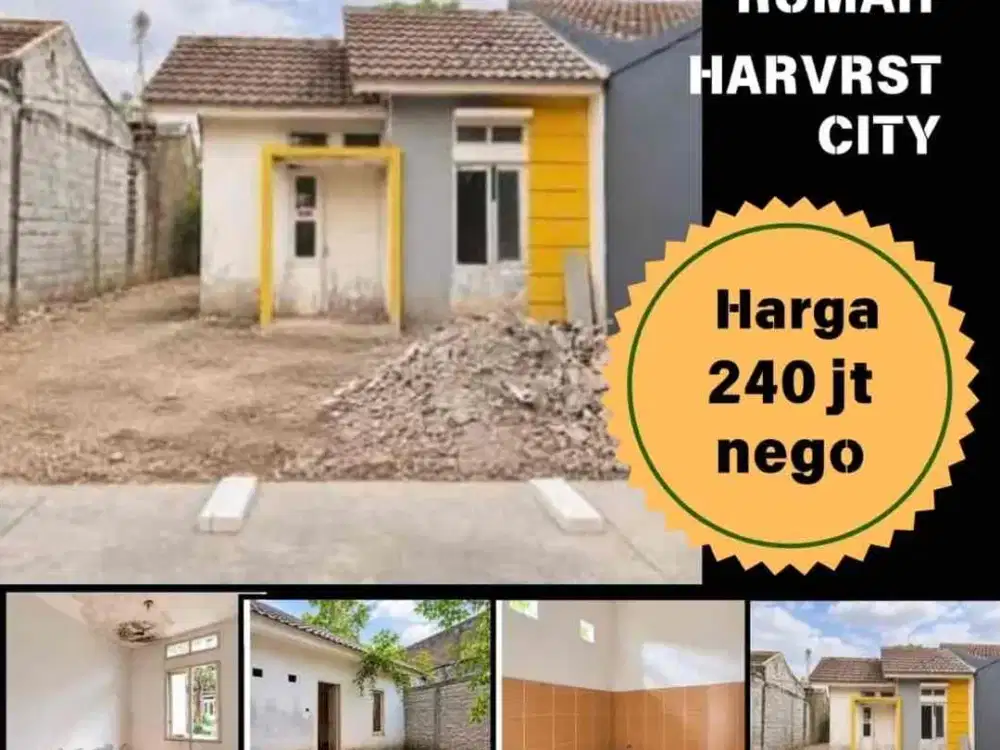 Dijual murah rumah butuh renov harvest city