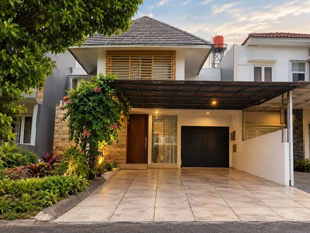 Rumah Cantik 2 Lantai Lingkungan Asri di Green Andara Pondok Labu Jakarta Selatan