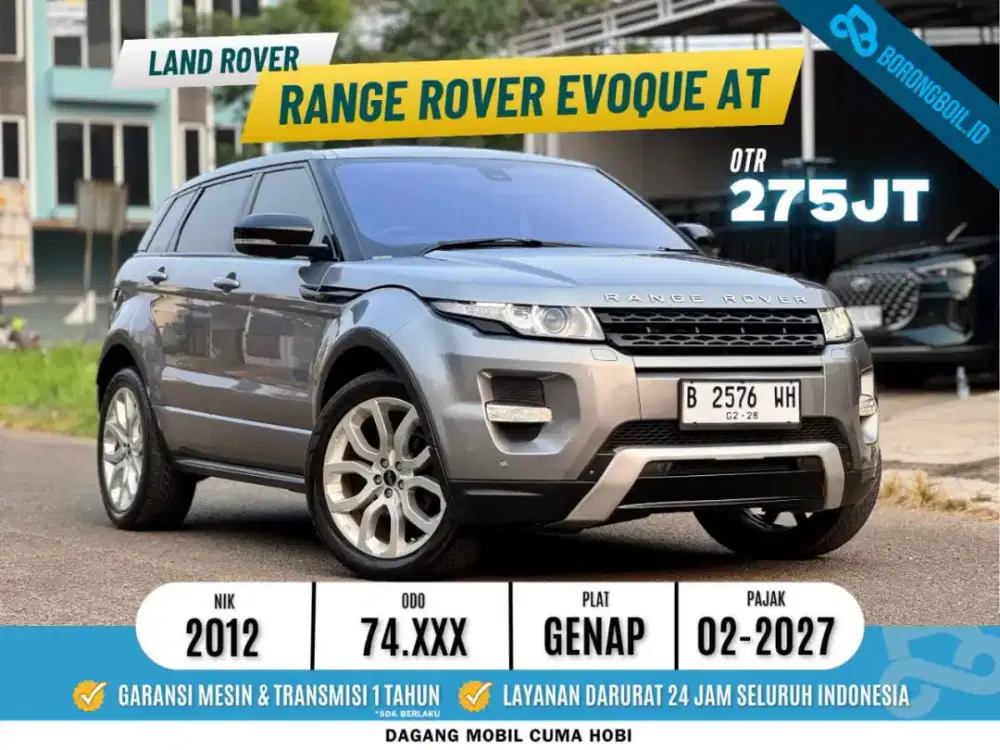 SIAP PAKAI! RANGE ROVER EVOQUE AT ABU ABU 2012 B2576WH