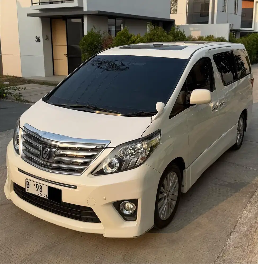 TOYOTA ALPHARD 2013 S C PUTIH HARGA CASH NETT