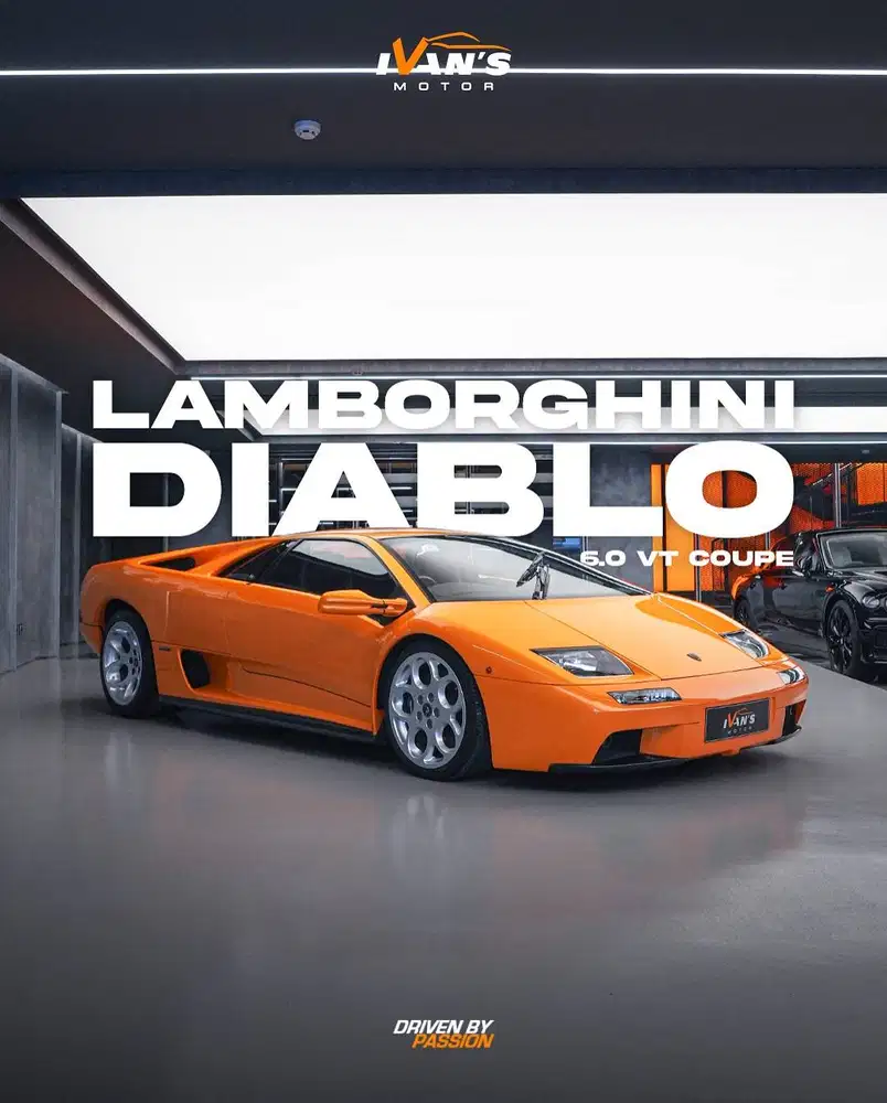 LAMBORGHINI DIABLO VT 6.0L V12  Orange On Black 2013 LIMITED RARE UNIT